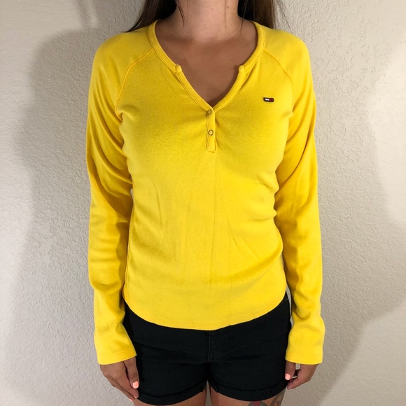Tommy Hilfiger Yellow Long Sleeve 